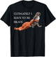 Retro Cute Monkey Punch Ultimately i Have to be Brave T-Shirt - T-Shirt | Black