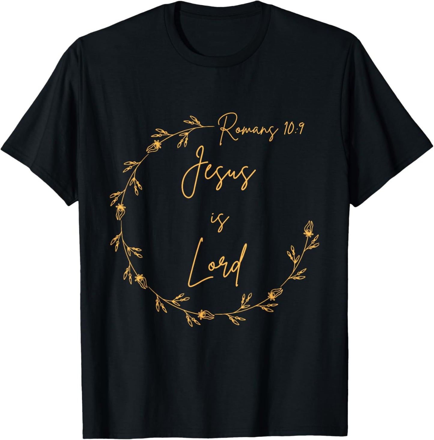 Jesus is Lord T-Shirt - T-Shirt | Black
