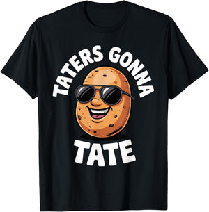 Cool Potato Novelty Women Potato Gag Potato Lover T-Shirt - T-Shirt | Black