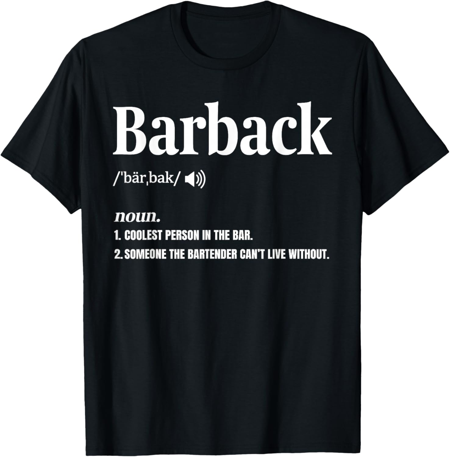 Barback T-Shirt - T-Shirt | Black