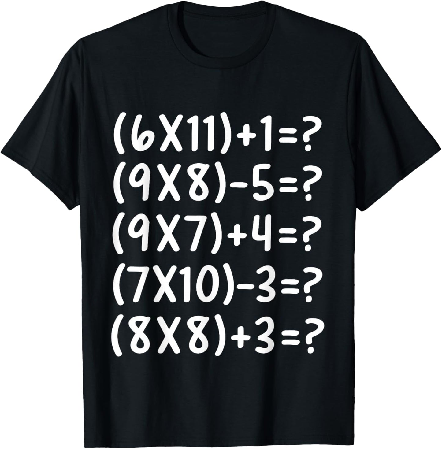 Six Seven Math Teacher T-Shirt - T-Shirt | Black