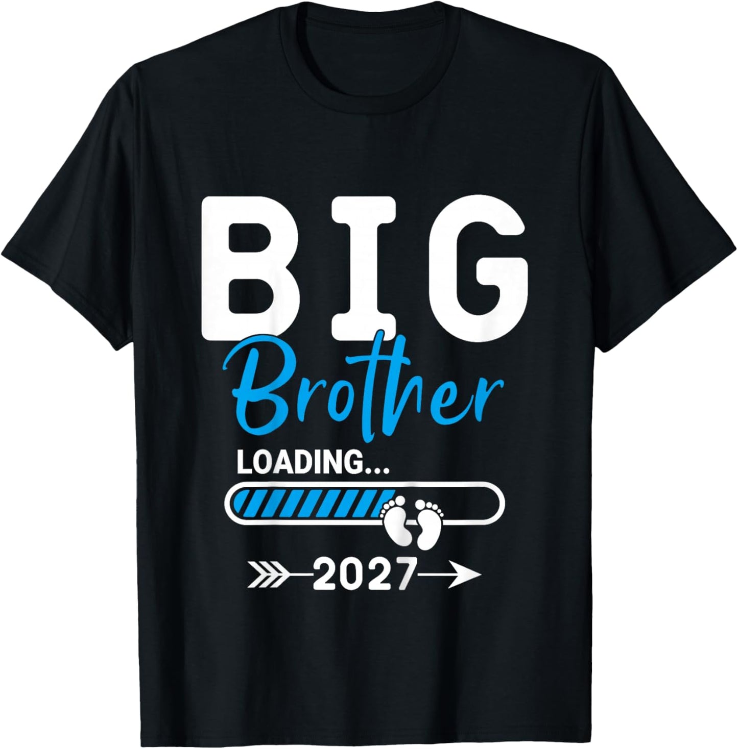 Kids Big Brother Loading 2027, Future Big Brother est 2027 T-Shirt - T-Shirt | Black