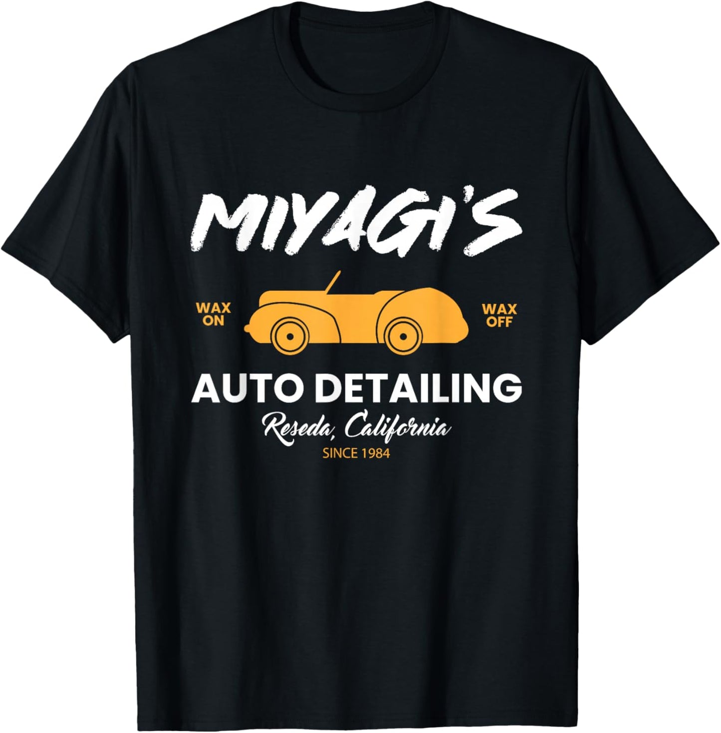 Miyagi's Auto Detailing Expert Car Care Enthusiast Gear T-Shirt - T-Shirt | Black