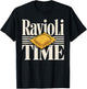 Funny Ravioli Art Women Pasta Ravioli Lover Ravioli T-Shirt - T-Shirt | Black