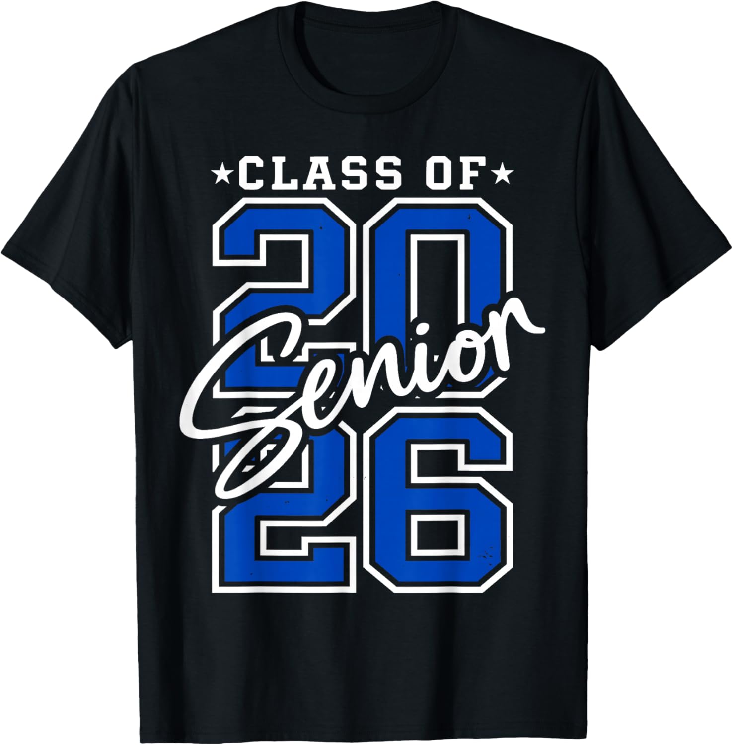 Retro Class of 2026 Senior Student School Graduation 2026 T-Shirt - T-Shirt | Black