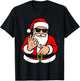Funny Six Seven 6 7 Meme Santa Claus Xmas Holiday Christmas T-Shirt - T-Shirt | Black