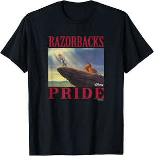 Arkansas Razorbacks Lion King Black Officially Licensed T-Shirt - T-Shirt | Black