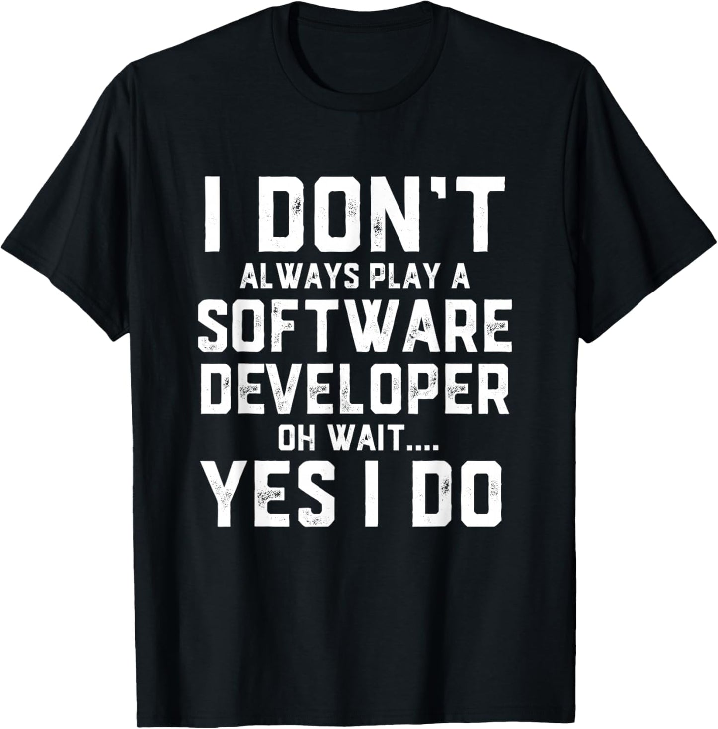 Software Developer Costume Programmer Full Stack Dev Coding T-Shirt - T-Shirt | Black