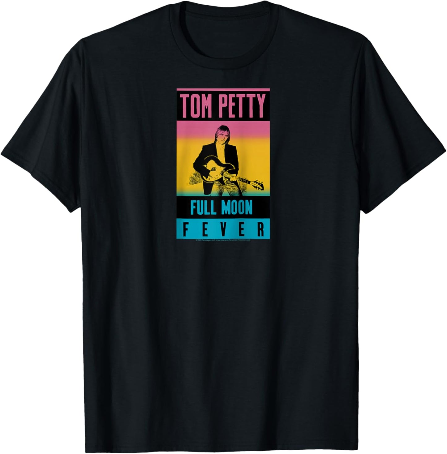 Tom Petty - Full Moon Fever Raglan Baseball T-Shirt - T-Shirt | Black
