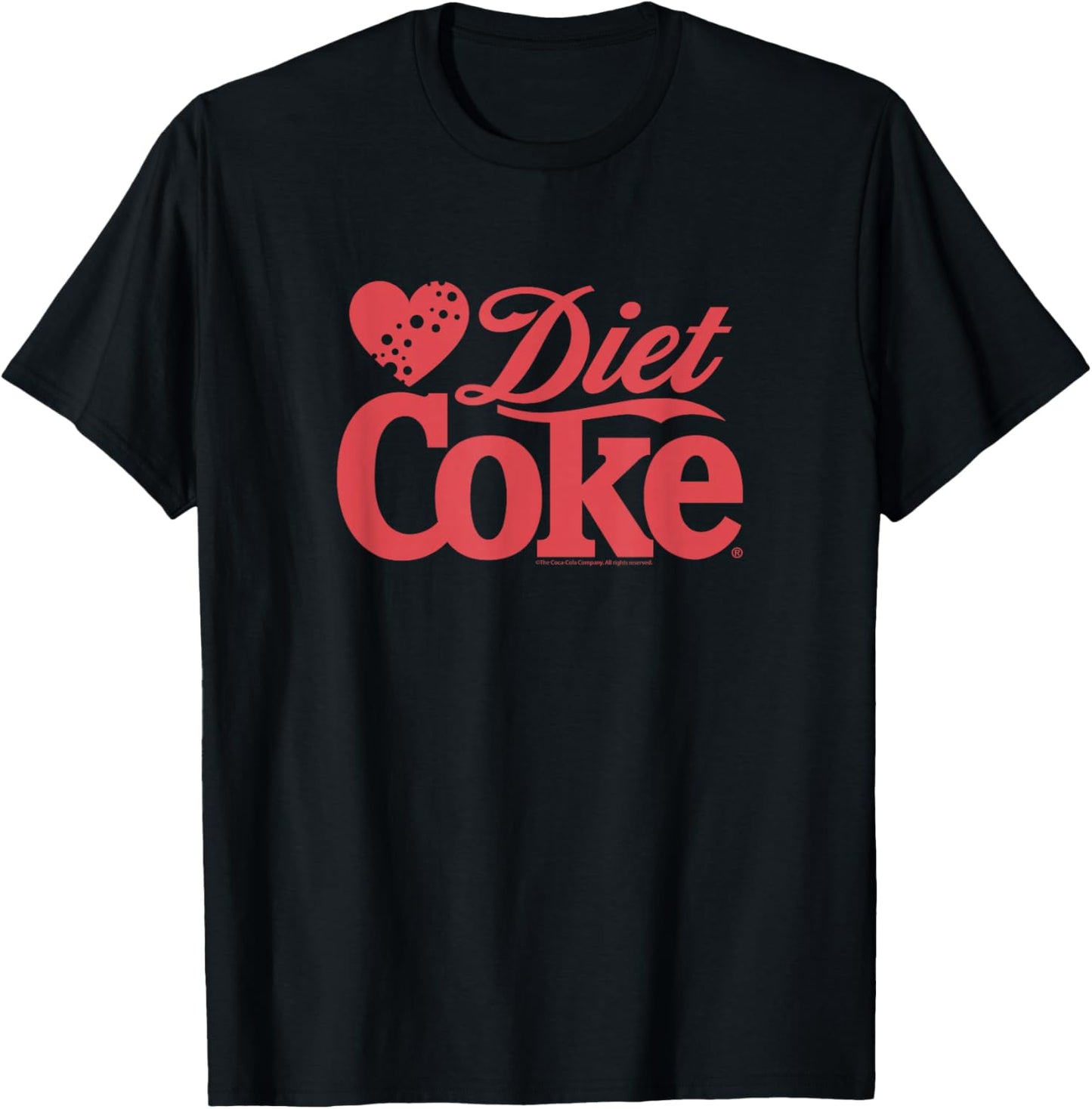 Coca-Cola - Diet Coke Heart T-Shirt - T-Shirt | Black
