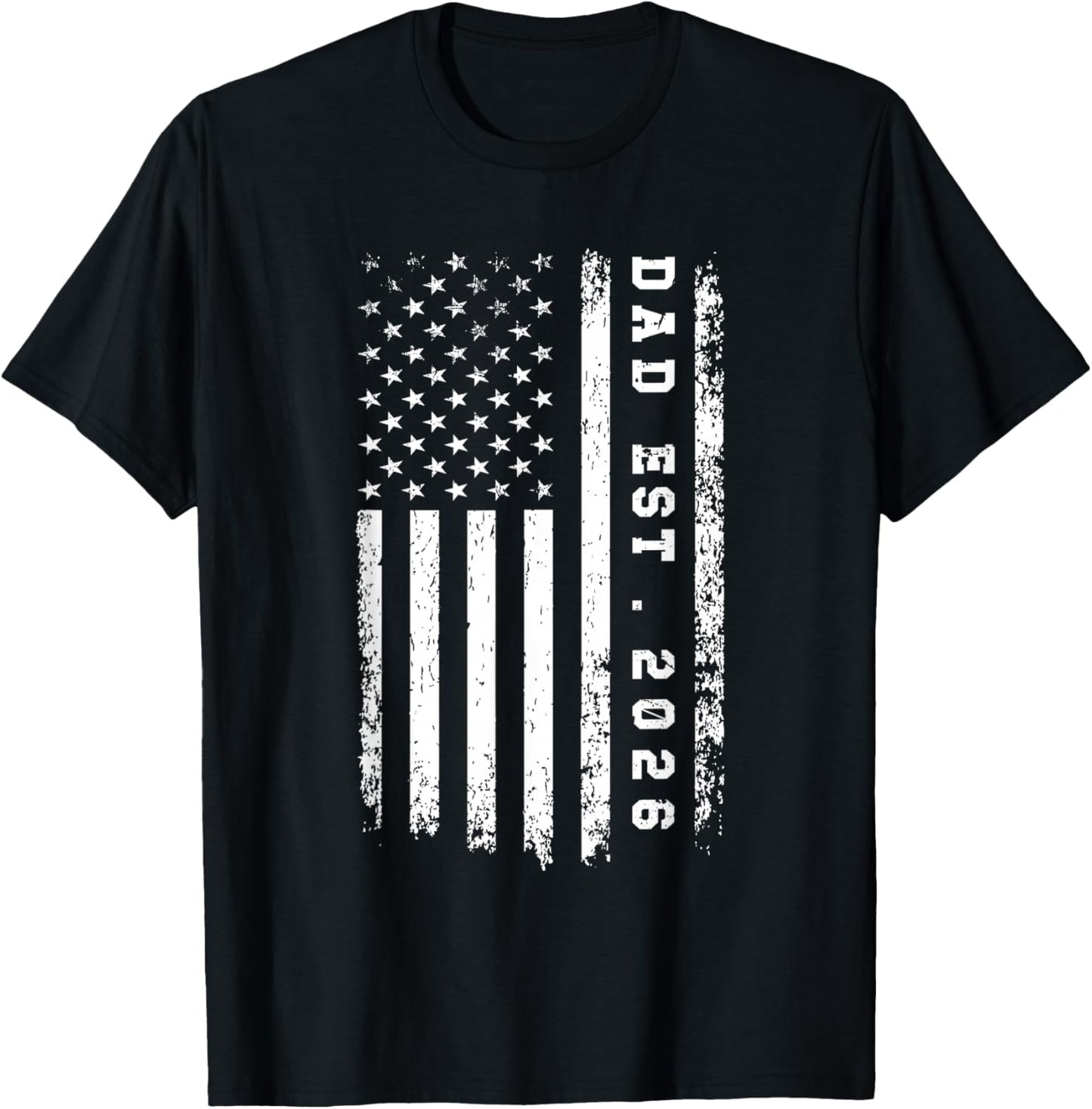 Dad Est. 2026 Promoted to Dad Est 2026 Father 2026 Loading T-Shirt - T-Shirt | Black
