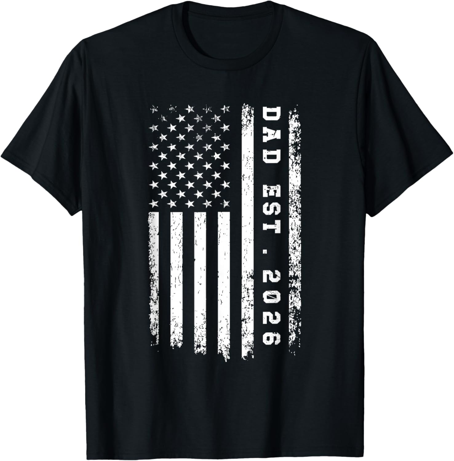 Dad Est. 2026 Promoted to Dad Est 2026 Father 2026 Loading T-Shirt - T-Shirt | Black