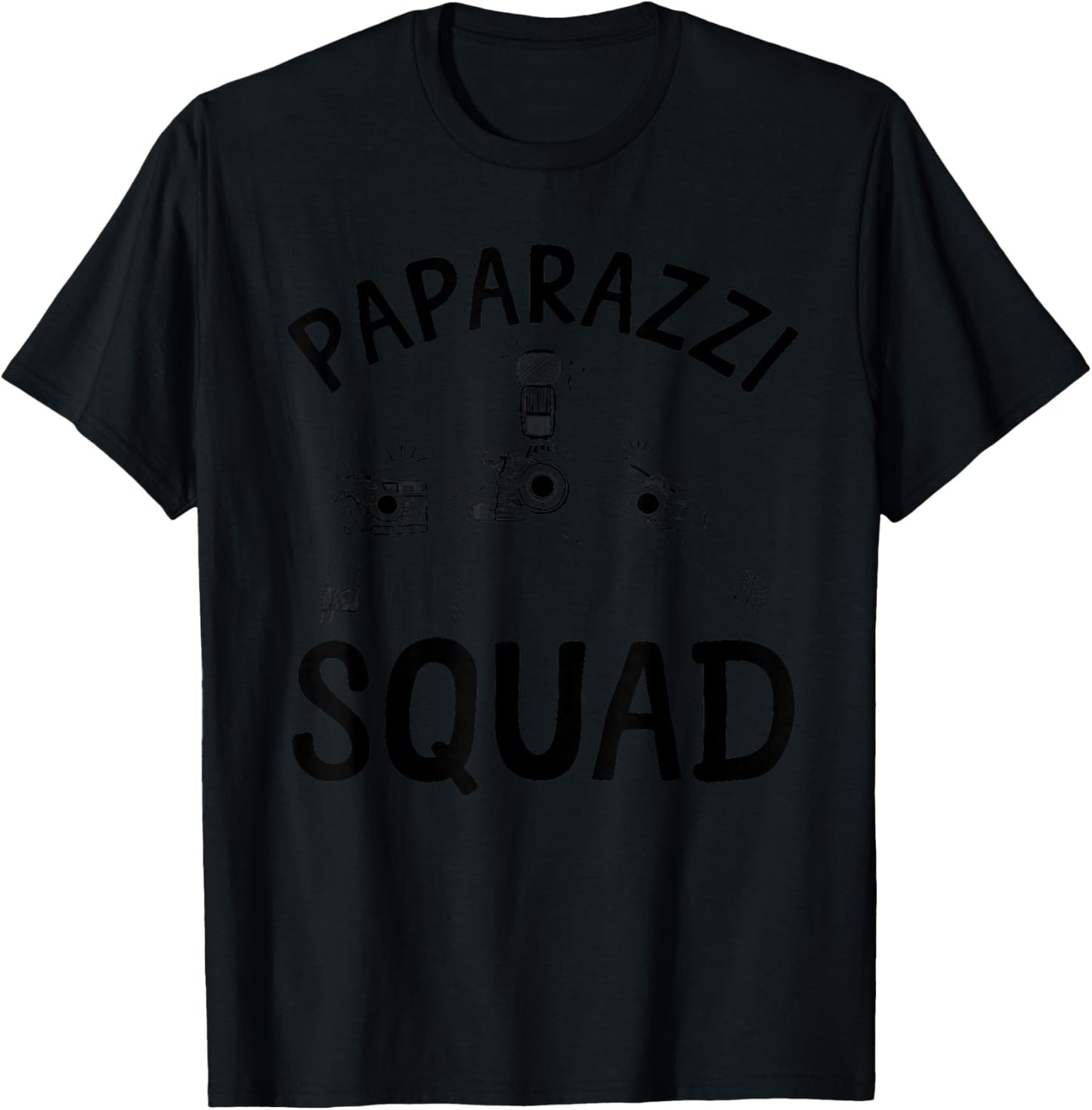 Paparazzi Design Women Press Photographer Paparazzi T-Shirt - T-Shirt | Black