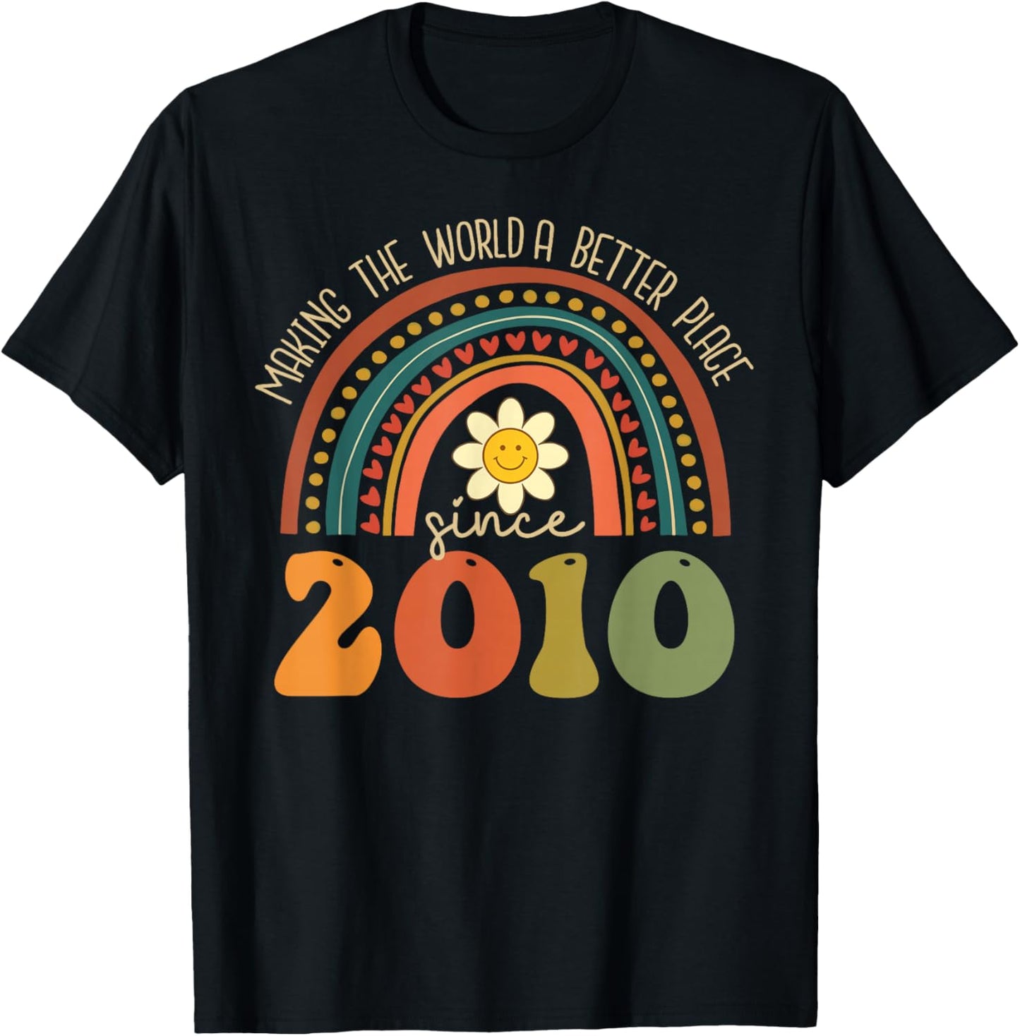 16th Birthday for Girls Teen 16 Year Old Girls 2010 T-Shirt - T-Shirt | Black