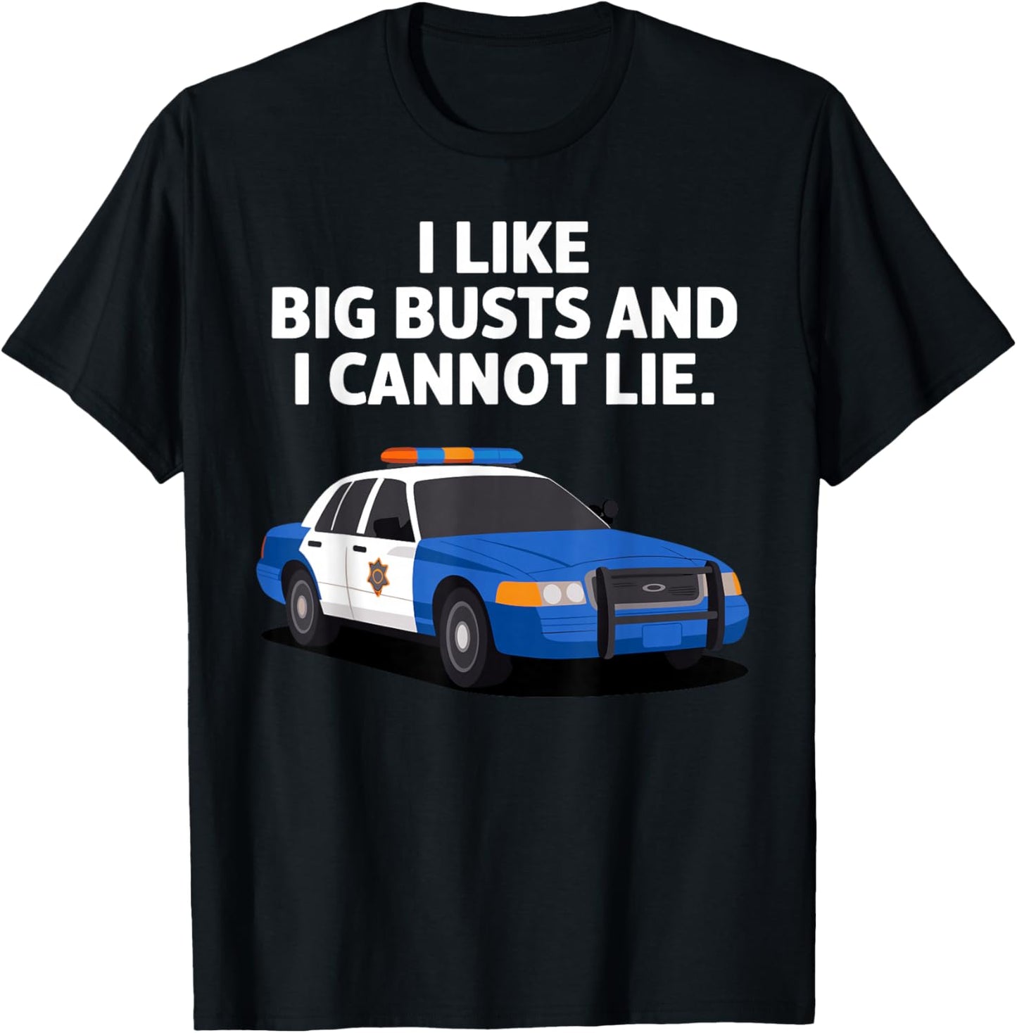Funny Police Novelty Boys Policeman Police Officer T-Shirt - T-Shirt | Black