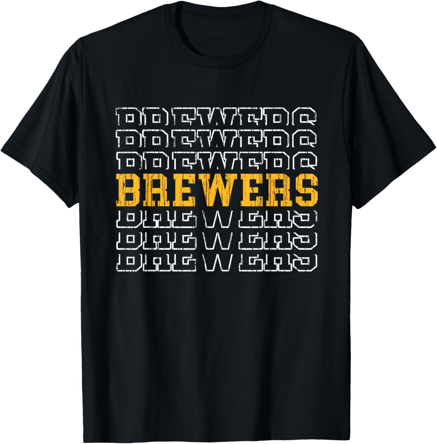 Brewers Vintage Gift Women Boys Girls Kids Youth T-Shirt - T-Shirt | Black