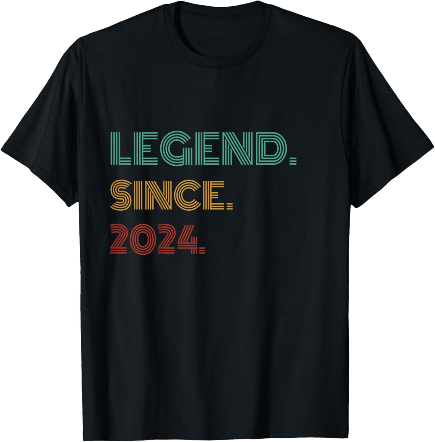 Kids 2 Years Old Legend Since 2024 2nd Birthday T-Shirt - T-Shirt | Black