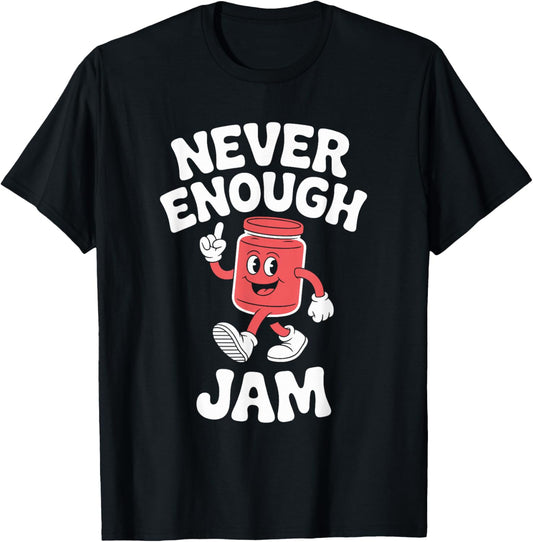 Funny Jam Retro T-Shirt - T-Shirt | Black