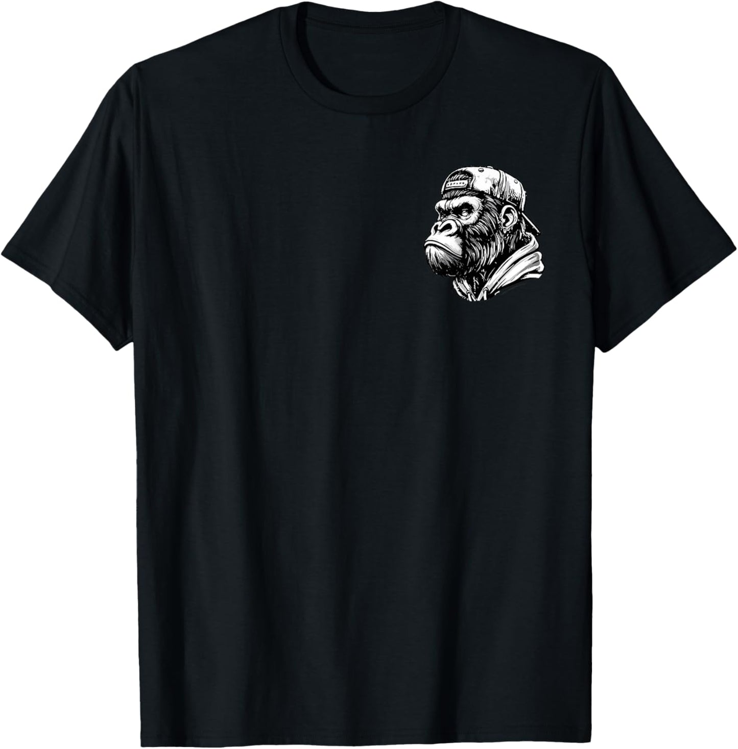 Vintage As Far As I Know I'm Delightful Funny Monkey Meme T-Shirt - T-Shirt | Black