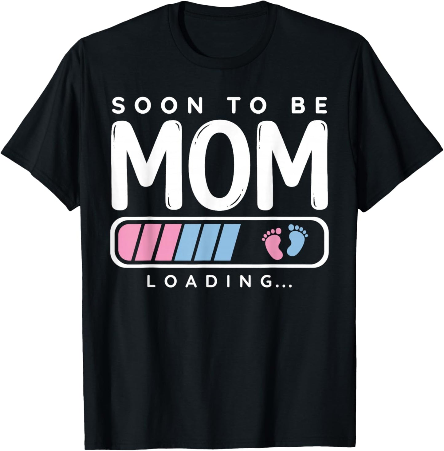 Cute Soon to Be Mom Funny New Mom Pregnancy Announcement T-Shirt - T-Shirt | Black