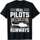 Best Helicopter Pilot Design Women Helicopter Lover T-Shirt - T-Shirt | Black