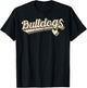 Bulldog Girls Youth Teen Kids Men Women Boys T-Shirt - T-Shirt | Black