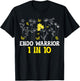 Endo Warrior 1 in 10 Endometriosis Awareness Month T-Shirt - T-Shirt | Black