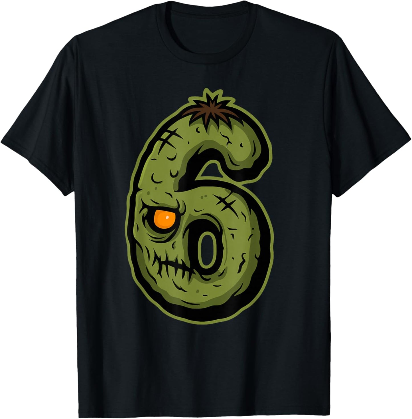 Couple Halloween Costume Duo Costume 6 7 Zombie Number 7 T-Shirt - T-Shirt | Black