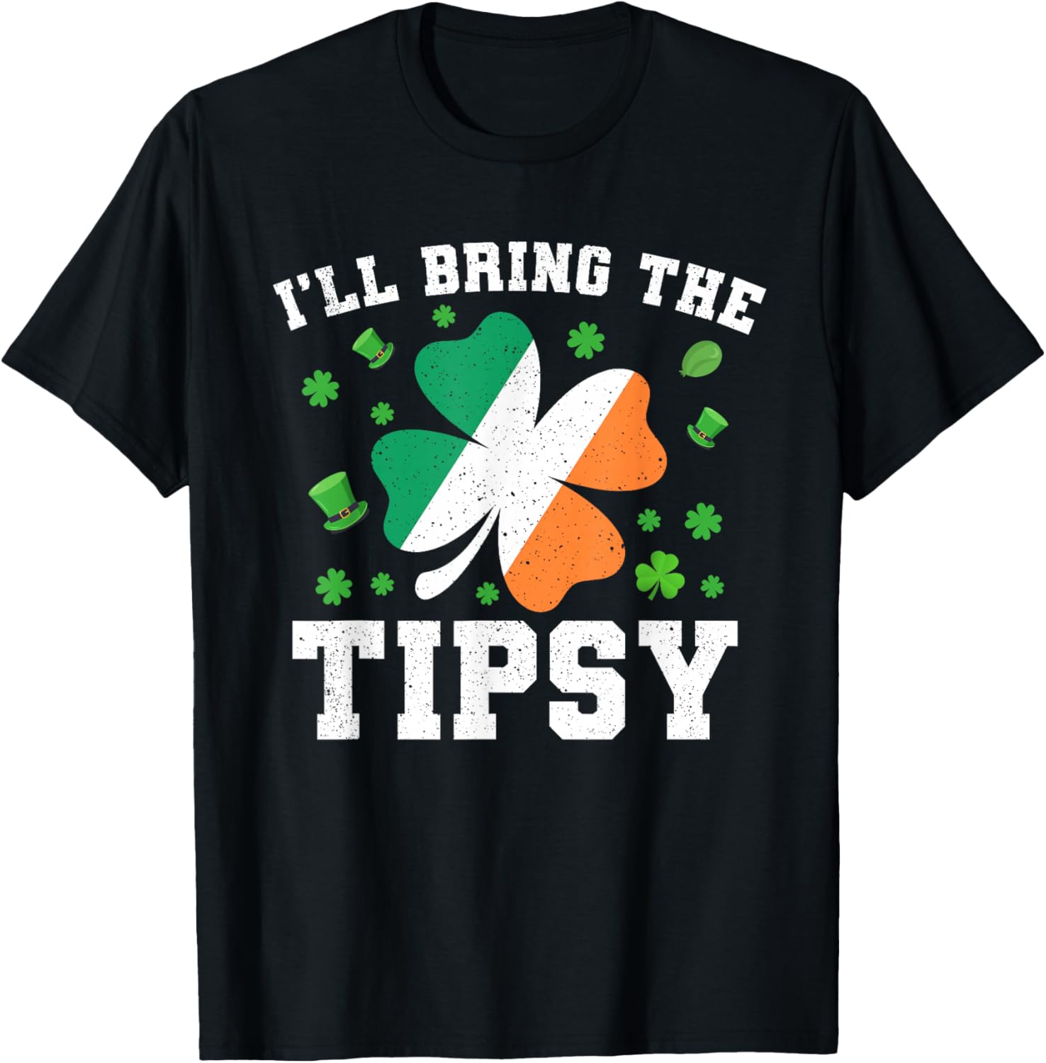 Matching St Patricks Day I'll Bring The Tipsy Women T-Shirt - T-Shirt | Black