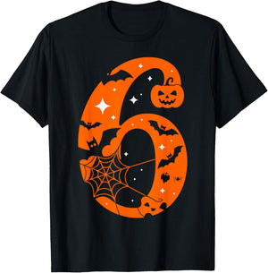 Couple Halloween Costume 6 7 Rizz Six Seven Meme T-Shirt - T-Shirt | Black