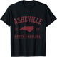 Asheville North Carolina Est. 1797 T-Shirt - T-Shirt | Black