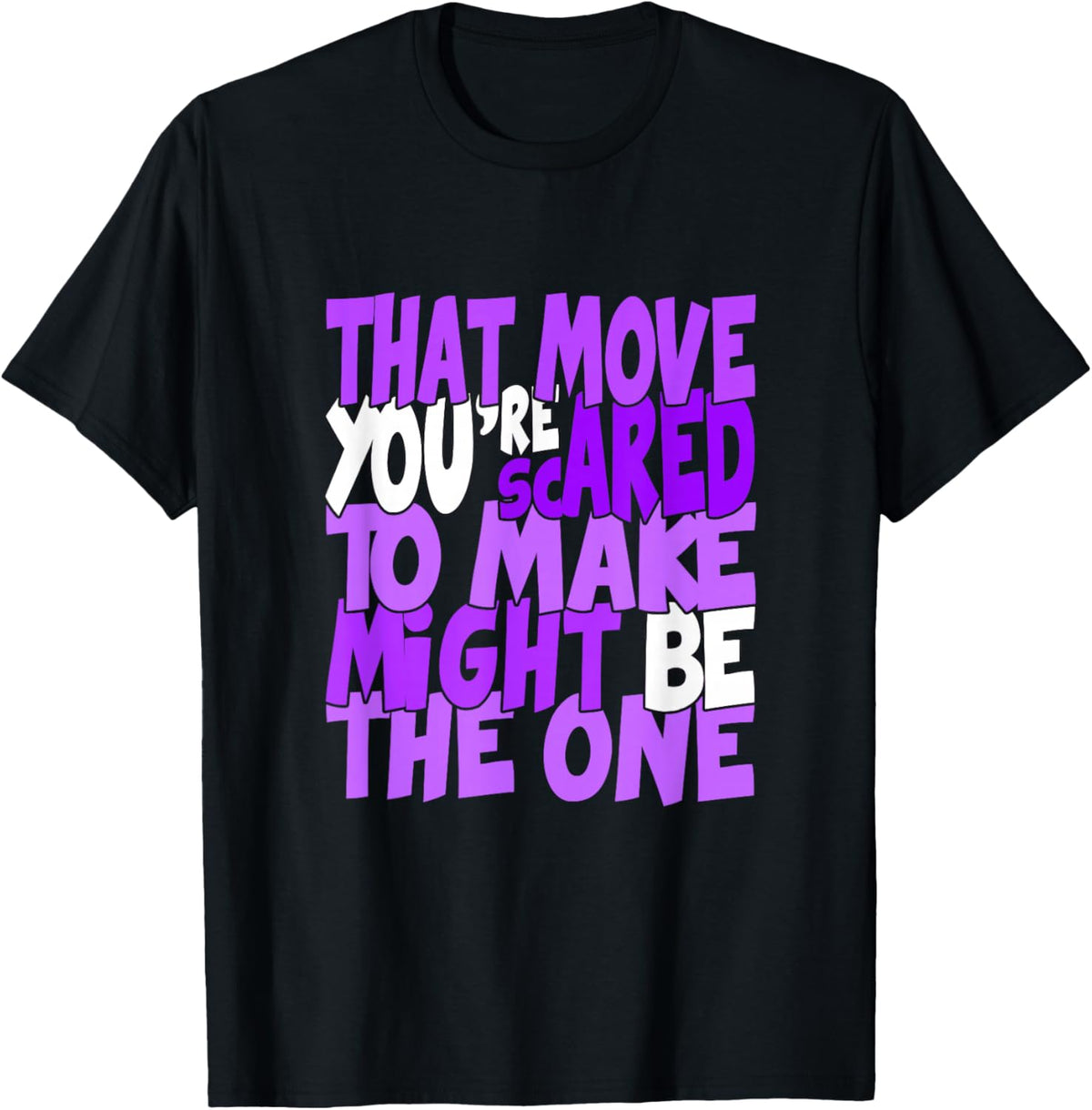 Purple Color Might Be The One Purple Graphic T-Shirt - T-Shirt | Black