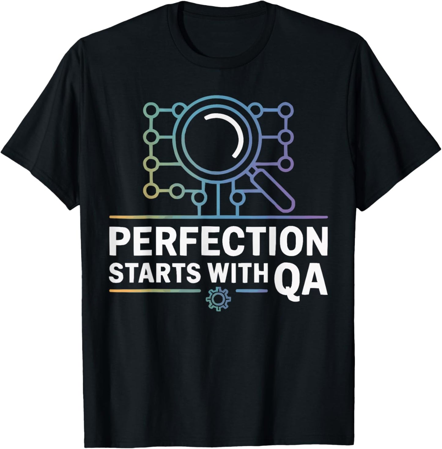 Quality Assurance Software Tester Job Profession QA Tester T-Shirt - T-Shirt | Black