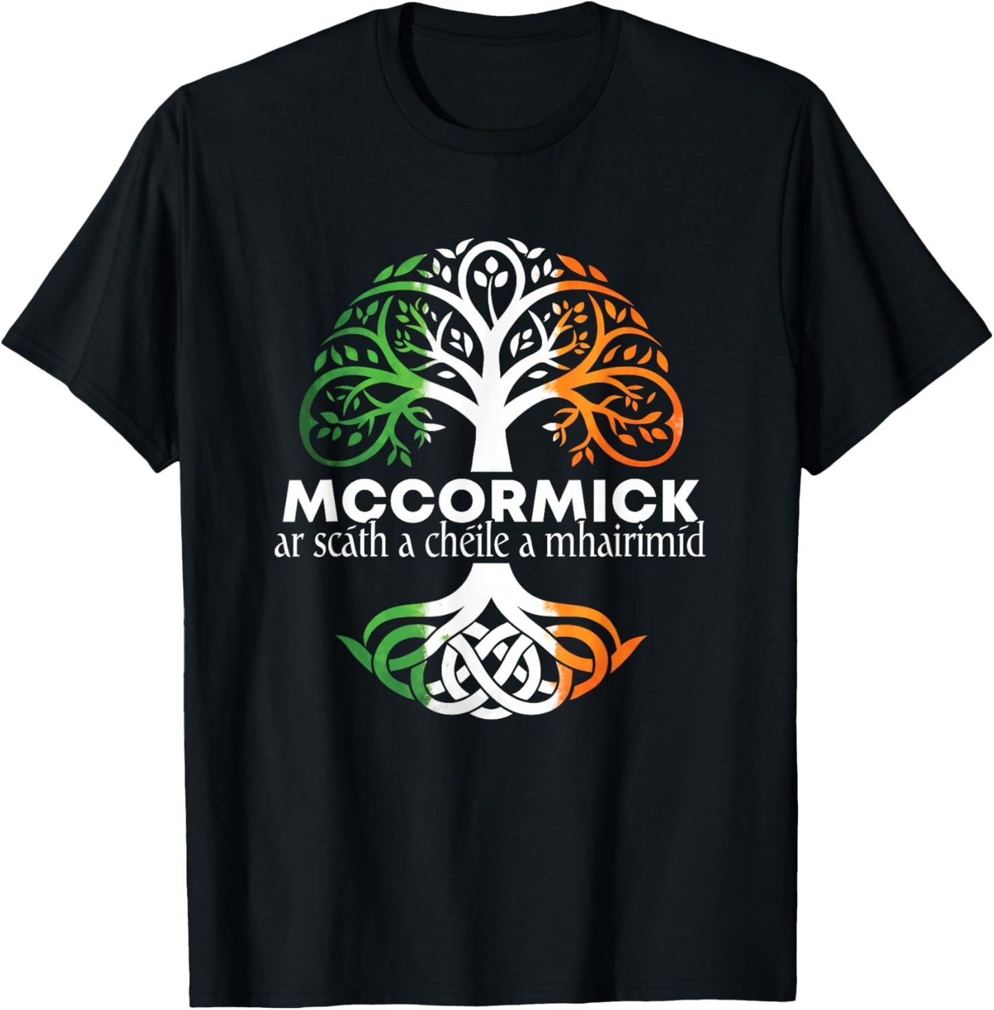 McCormick Irish Family Name Celtic Irish Roots T-Shirt - T-Shirt | Black