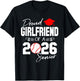 Proud Girlfriend of A 2026 Senior Baseball Graduation 2026 T-Shirt - T-Shirt | Black
