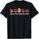 Valentines Twin Pregnancy Announcement Valentines Pregnancy T-Shirt - T-Shirt | Black