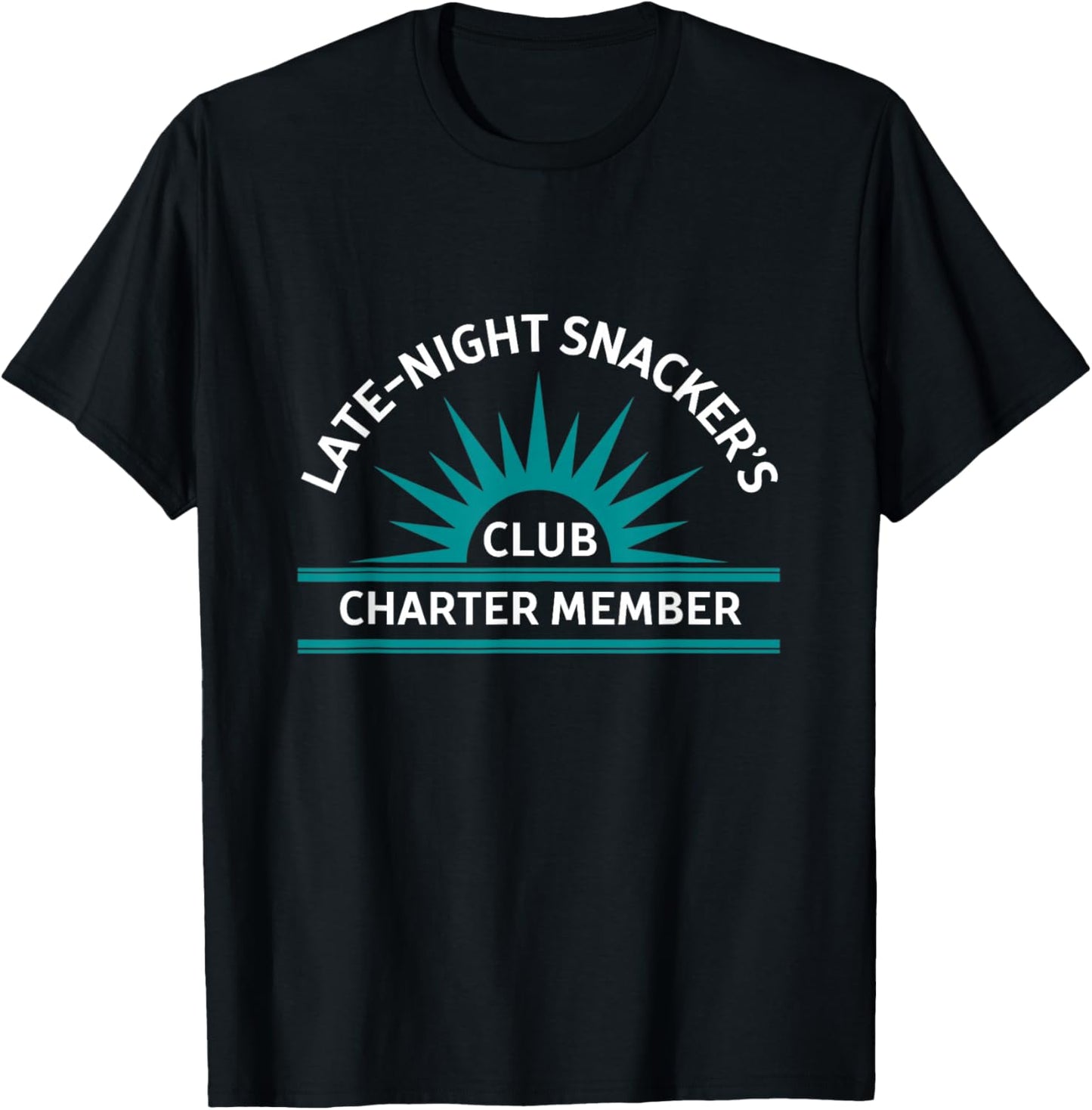 Late-Night Snacker's Club T-Shirt - T-Shirt | Black
