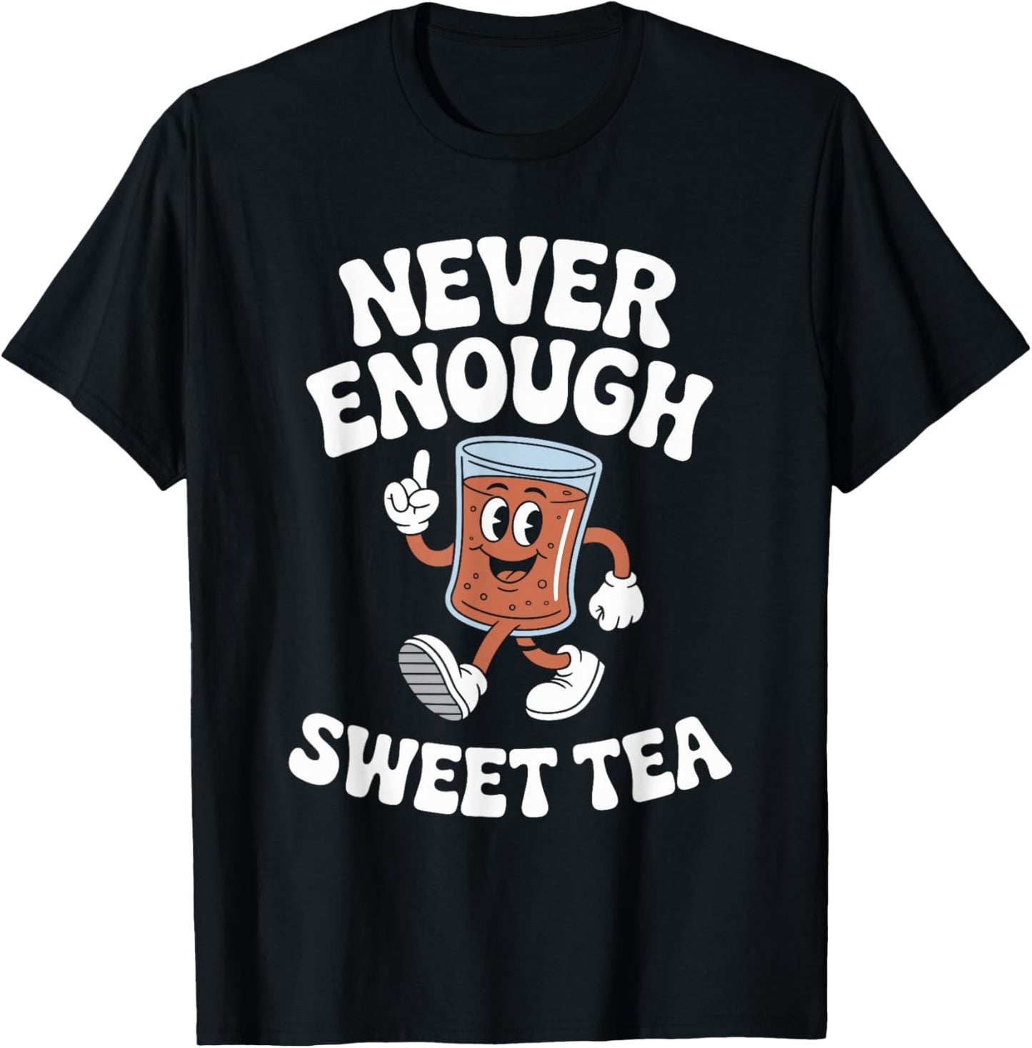 Funny Sweet Tea Retro T-Shirt - T-Shirt | Black