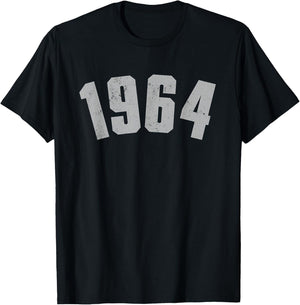 Vintage 1964 Retro 62nd Birthday Gifts T-Shirt - T-Shirt | Black