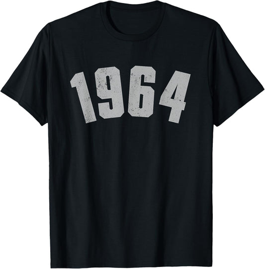 Vintage 1964 Retro 62nd Birthday Gifts T-Shirt - T-Shirt | Black