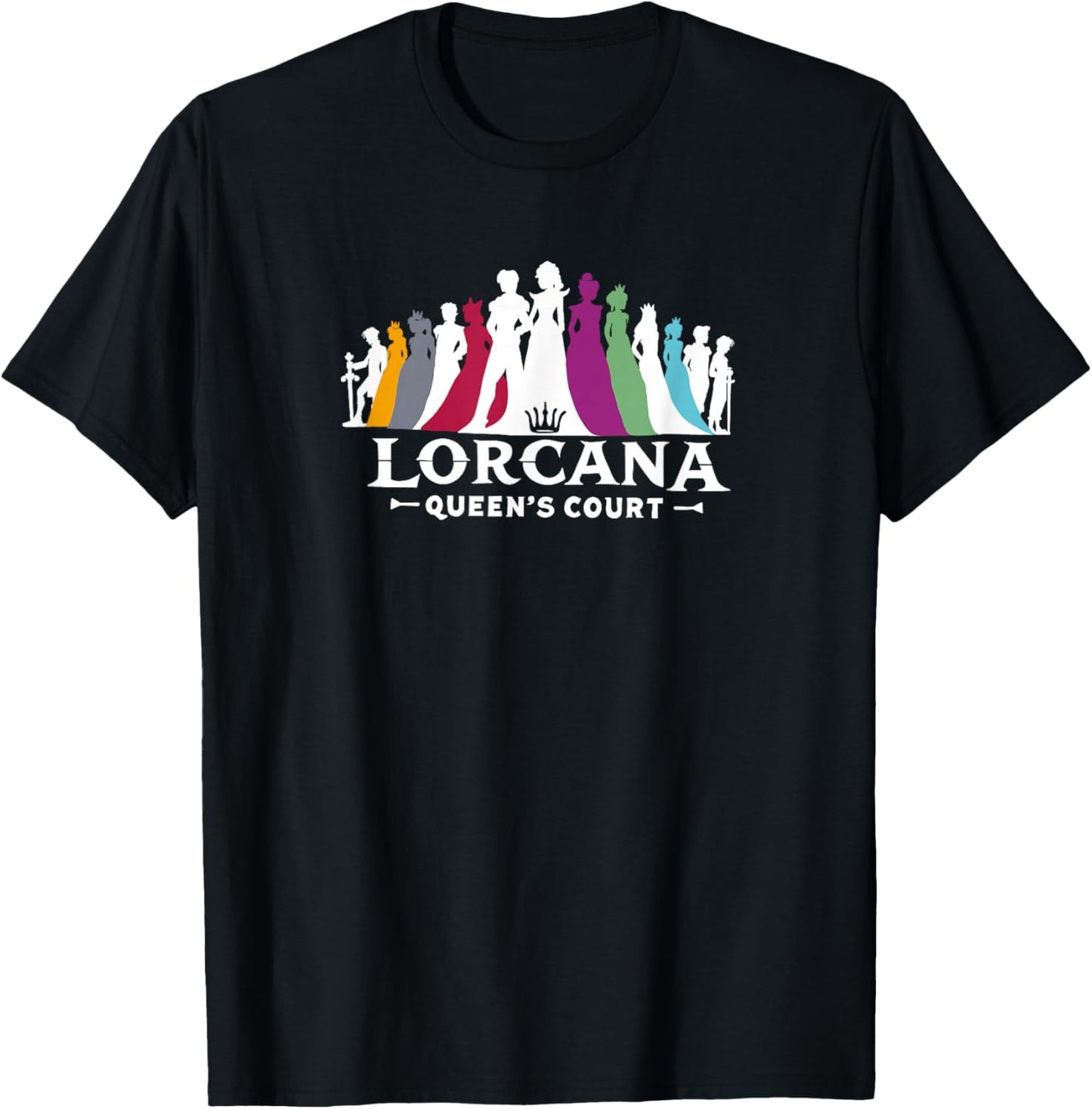 Lorcana Queen's Court T-Shirt - T-Shirt | Black