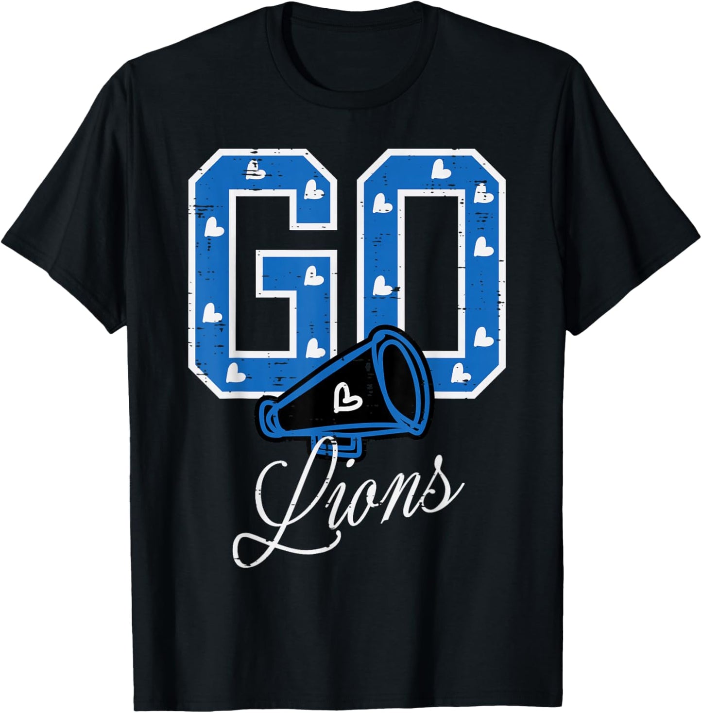 Go Lion Men Women Kids Boys Girls Youth Teen T-Shirt - T-Shirt | Black