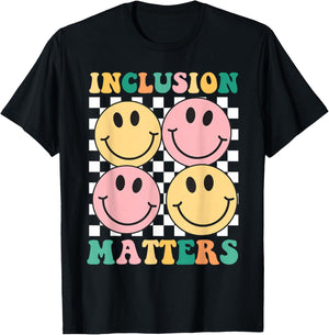 Special Education Teacher Inclusion Matters Autism Awareness T-Shirt - T-Shirt | Black