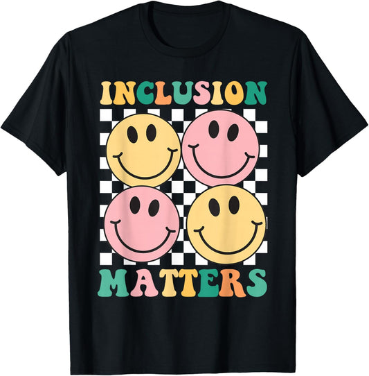 Special Education Teacher Inclusion Matters Autism Awareness T-Shirt - T-Shirt | Black