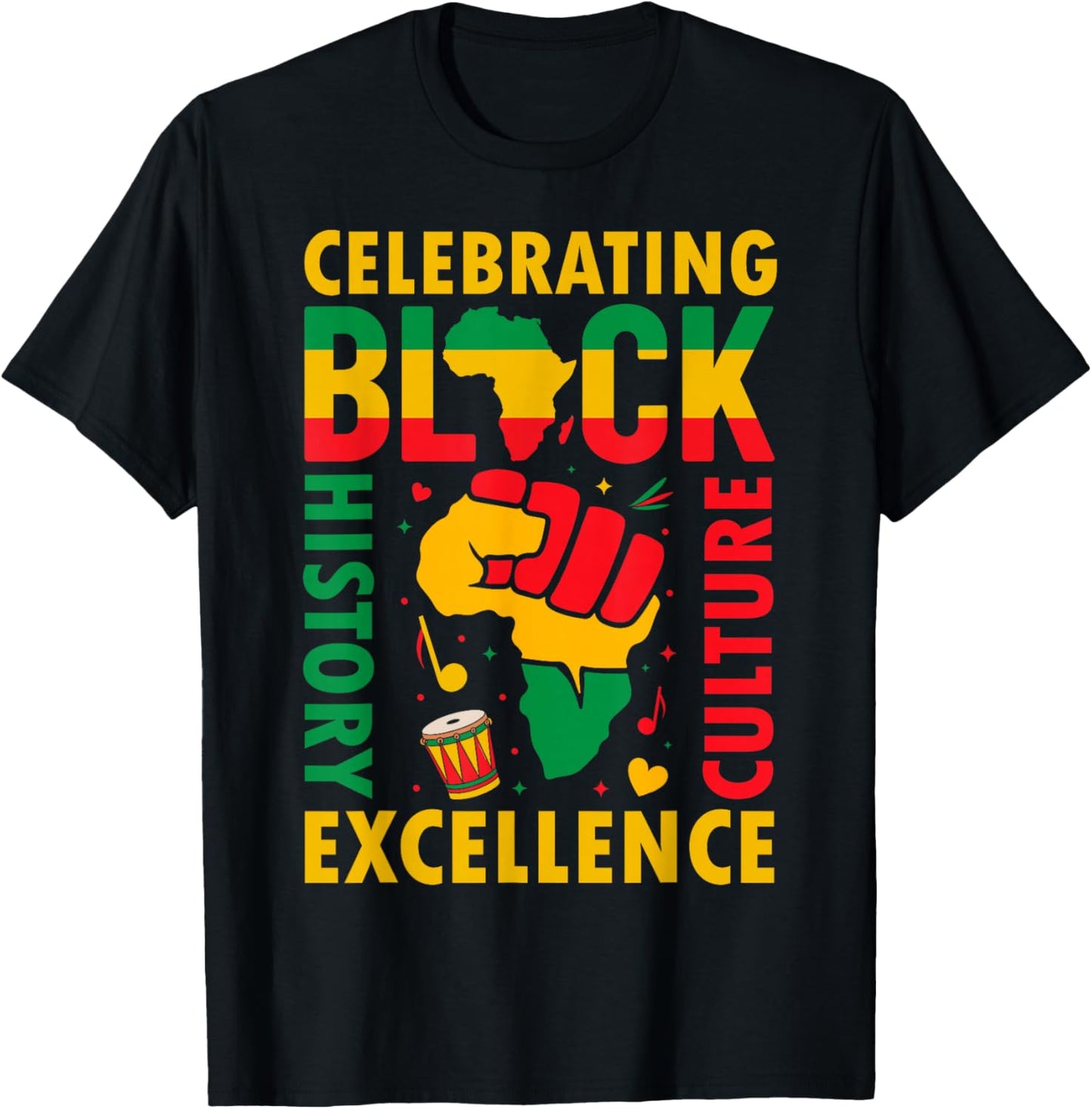 Celebrating Black History Month African American History T-Shirt - T-Shirt | Black