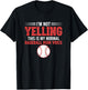 I'm Not Yelling This is My Normal Baseball Mom Voice T-Shirt - T-Shirt | Black