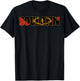 SOULANN Flag Emblem Power Soul Black American Heritage Art T-Shirt - T-Shirt | Black