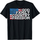 Christian Religious God Jesus Patriotic Men Women Kids T-Shirt - T-Shirt | Black