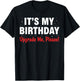 Funny It’s My Birthday Shirt Women Men, Fun Upgrade Me T-Shirt - T-Shirt | Black