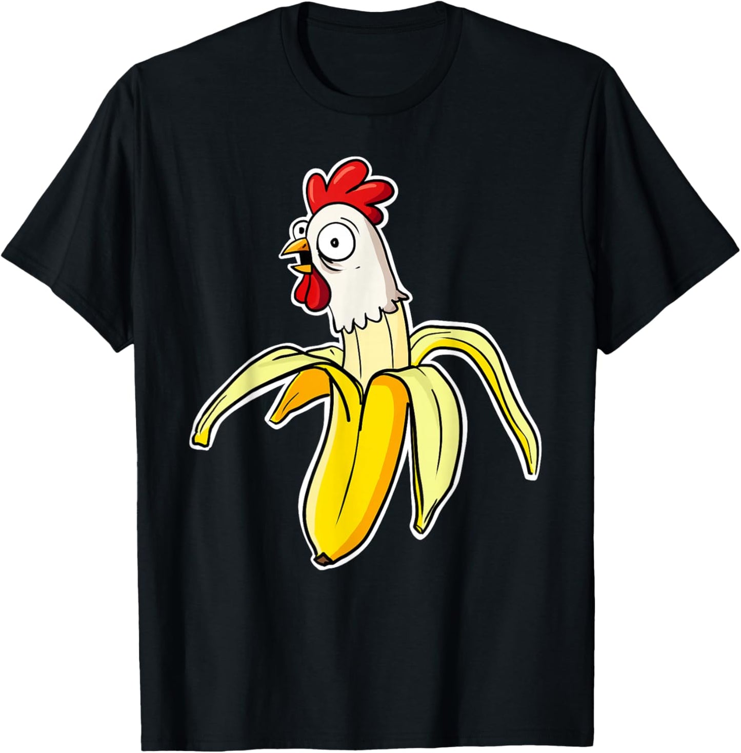 Chicken Banana T-Shirt - T-Shirt | Black